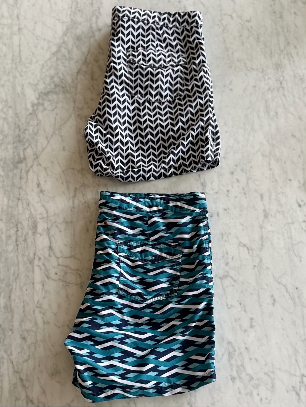 Retromarine New York Swim Short Duo — Graphic Print Set - Men’s Large